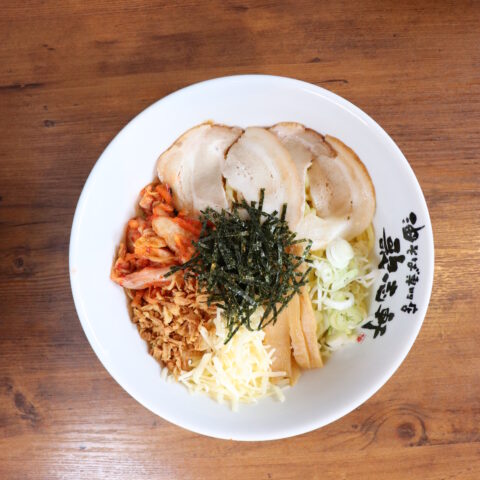 揚げ玉キムチーズ油そば